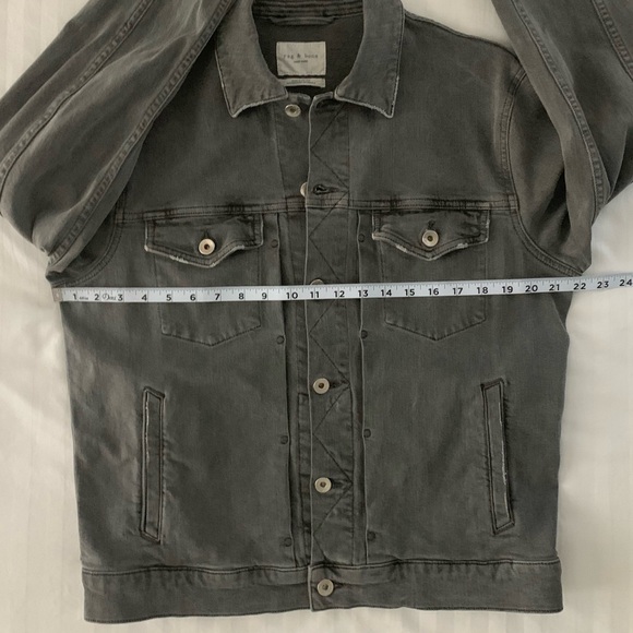 Giftable Men’s R&B Definitive Grey Denim Jacket - Picture 11 of 17
